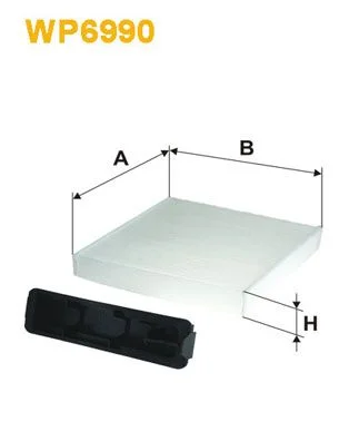 Filtras, salono oras WIX FILTERS WP6990