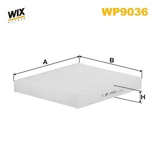 Filtras, salono oras WIX FILTERS WP9036