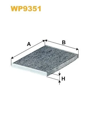 Filtras, salono oras WIX FILTERS WP9351