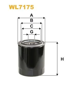 Alyvos filtras WIX FILTERS WL7175