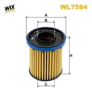 Oil Filter WIX FILTERS WL7584