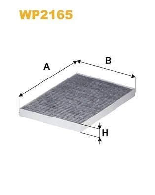 Filtras, salono oras WIX FILTERS WP2165