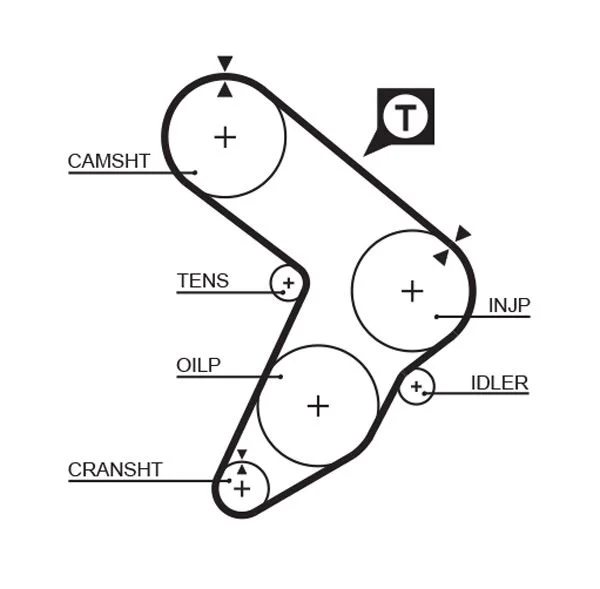 Timing Belt GATES 5087