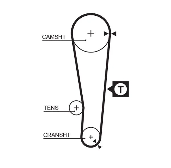 Timing Belt GATES 5386XS
