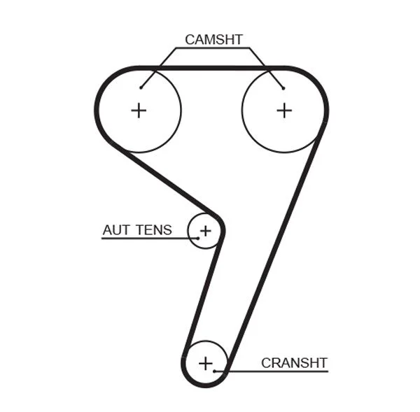 Timing Belt GATES 5433XS