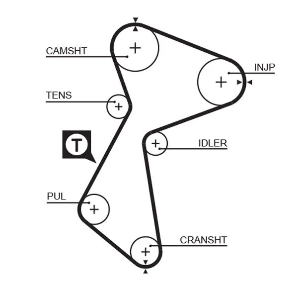 Timing Belt GATES 5485XS