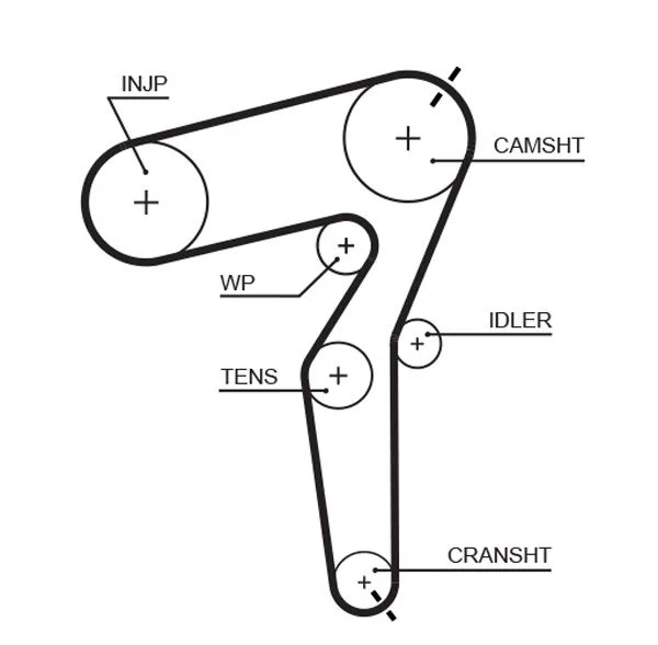 Timing Belt GATES 5650XS