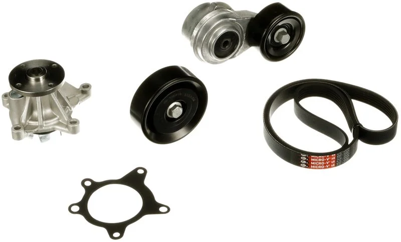Water Pump + V-ribbed Belt Kit GATES KP96PK2138