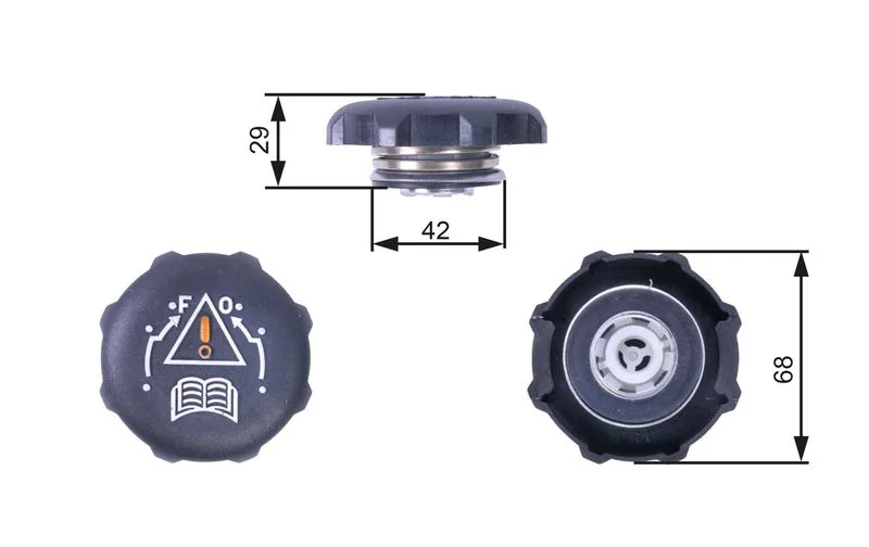 Uzáver nádržka chladiacej kvapaliny GATES RC239
