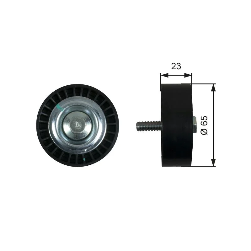 Deflection/Guide Pulley, V-ribbed belt GATES T36622