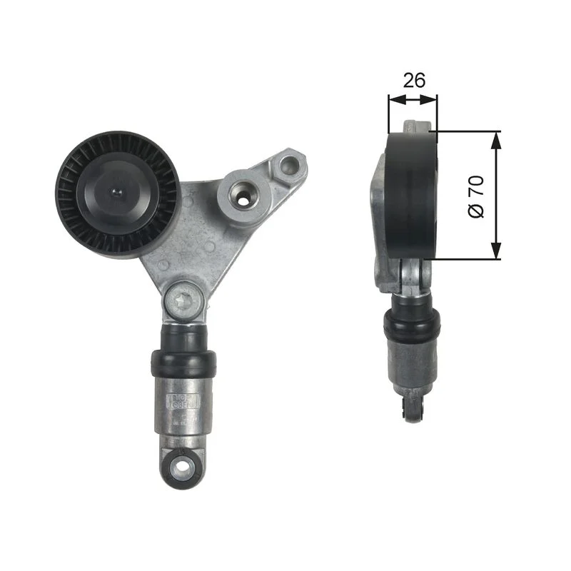Belt Tensioner, V-ribbed belt GATES T39258