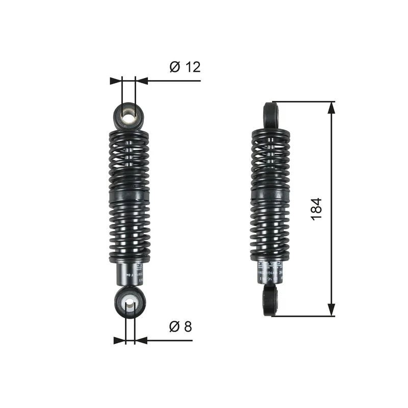 Tlmič vibrácií, rebrovaný klinový remeň GATES T39265
