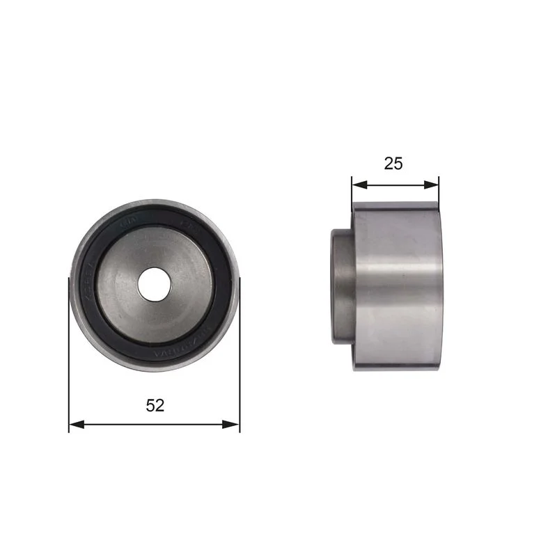 Deflection Pulley/Guide Pulley, timing belt GATES T42005