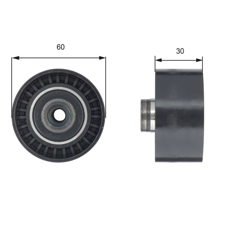 Deflection Pulley/Guide Pulley, timing belt GATES T42191