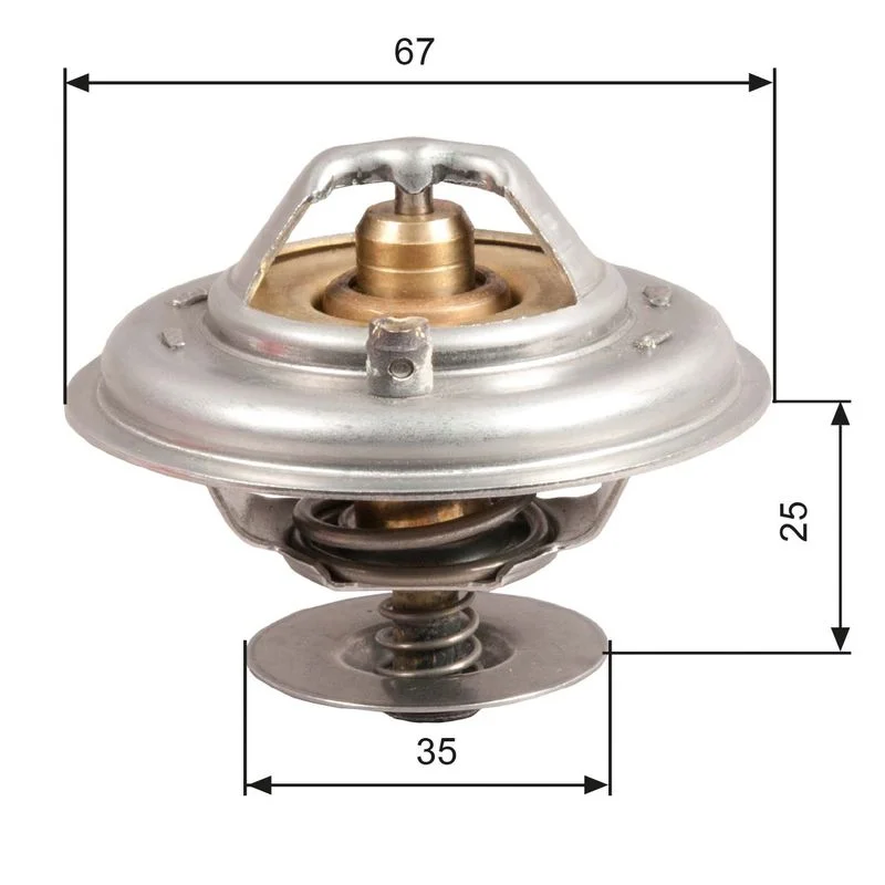 Thermostat, coolant GATES TH14380G1