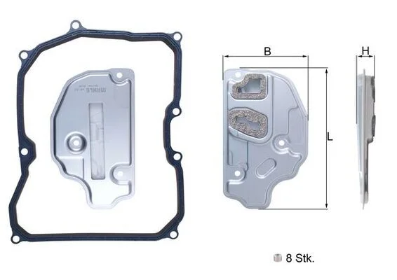 Hydraulický filter, automatická prevodovka KNECHT HX 150 KIT