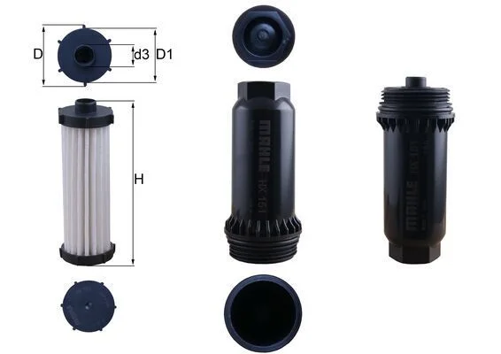 Hydraulický filter, automatická prevodovka KNECHT HX 151KIT