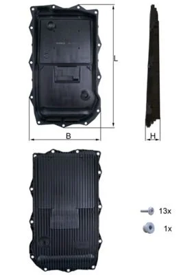 Olejová vaňa, automatická prevodovka KNECHT HX 184KIT
