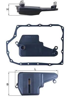 Hydraulický filter, automatická prevodovka KNECHT HX 193D