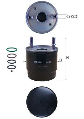 Kuro filtras KNECHT KL 1002D