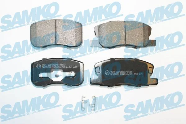 Brake Pad Set, disc brake SAMKO 5SP1733