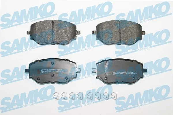 Sada brzdových platničiek, kotúčová brzda SAMKO 5SP2187