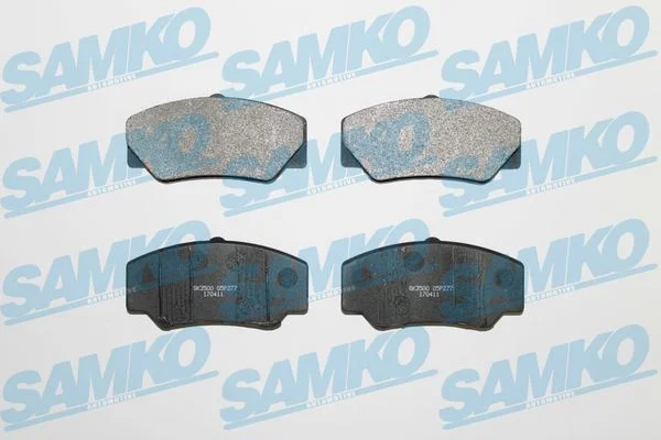 Stabdžių trinkelių rinkinys, diskinis stabdys SAMKO 5SP277