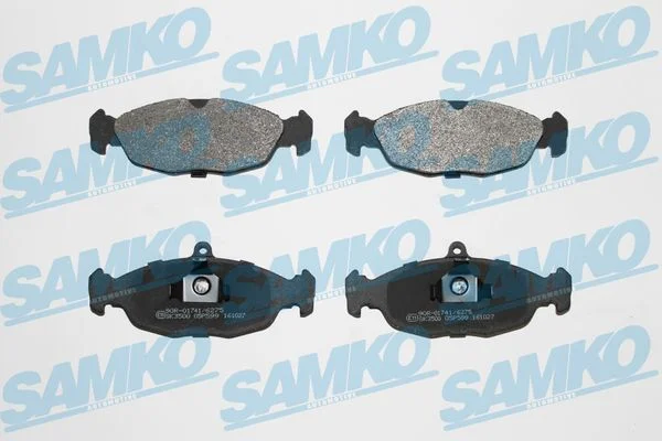Stabdžių trinkelių rinkinys, diskinis stabdys SAMKO 5SP599