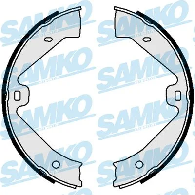 Sada brzdových čeľustí, parkovacia brzda SAMKO 81085