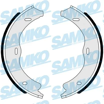 Brake Shoe Set, parking brake SAMKO 81117