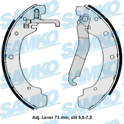 Brake Shoe Set SAMKO 84570