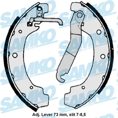 Brake Shoe Set SAMKO 86740