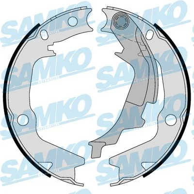 Brake Shoe Set, parking brake SAMKO 89430