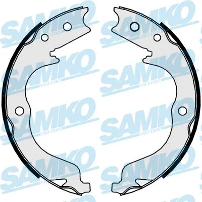 Brake Shoe Set, parking brake SAMKO 89860