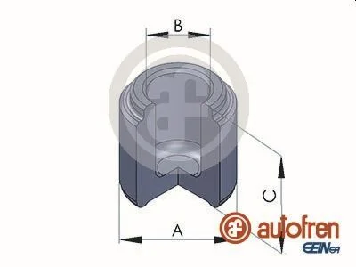 Piston, brake caliper AUTOFREN SEINSA D025236