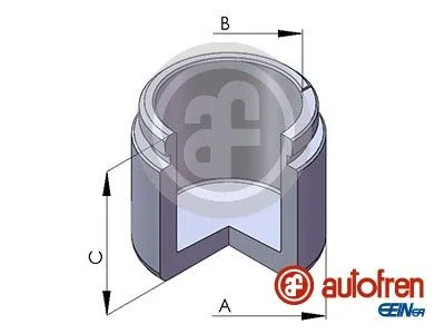 Piston, brake caliper AUTOFREN SEINSA D025324