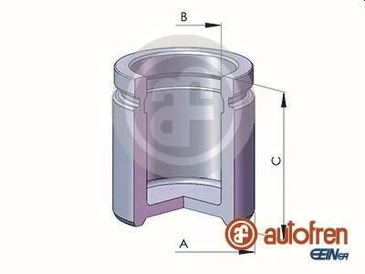 Piston, brake caliper AUTOFREN SEINSA D025331