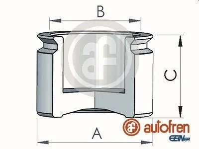 Piston, brake caliper AUTOFREN SEINSA D025444