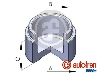 Piston, brake caliper AUTOFREN SEINSA D025513
