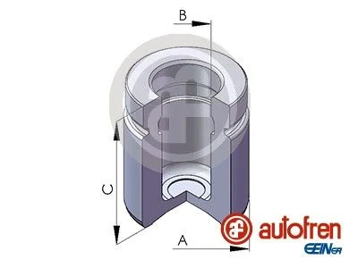 Piston, brake caliper AUTOFREN SEINSA D025518