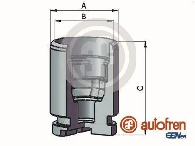 Piston, brake caliper AUTOFREN SEINSA D025637