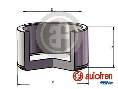 Piston, brake caliper AUTOFREN SEINSA D025686