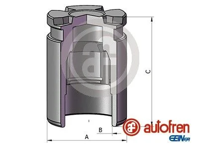 Piston, brake caliper AUTOFREN SEINSA D025698