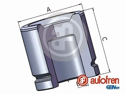 Piston, brake caliper AUTOFREN SEINSA D025791