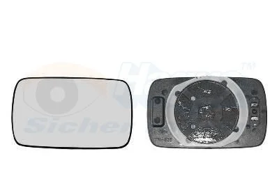 Veidrodėlio stiklas, išorinis veidrodėlis VAN WEZEL 0620838