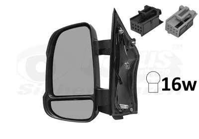 Išorinis veidrodėlis VAN WEZEL 0983803