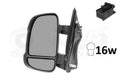Išorinis veidrodėlis VAN WEZEL 0983807