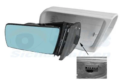Išorinis veidrodėlis VAN WEZEL 3031807