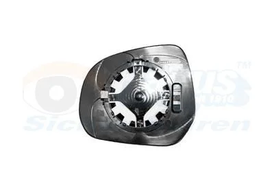 Veidrodėlio stiklas, išorinis veidrodėlis VAN WEZEL 3702838