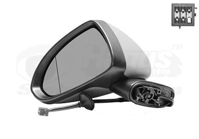 Išorinis veidrodėlis VAN WEZEL 3750807